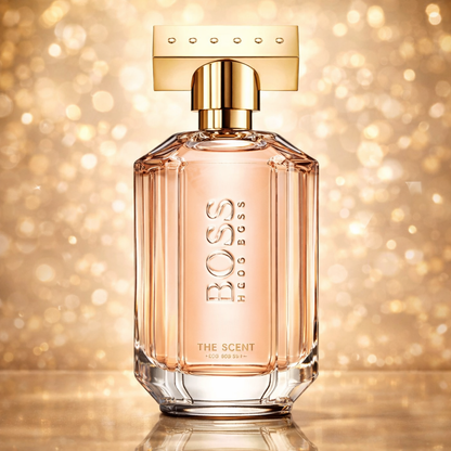 Conjunto de 4 Perfumes | 212 VIP Rose + Moschino Bubble Gum + Hugo Boss The Scent + Paris Hilton 100 ml
